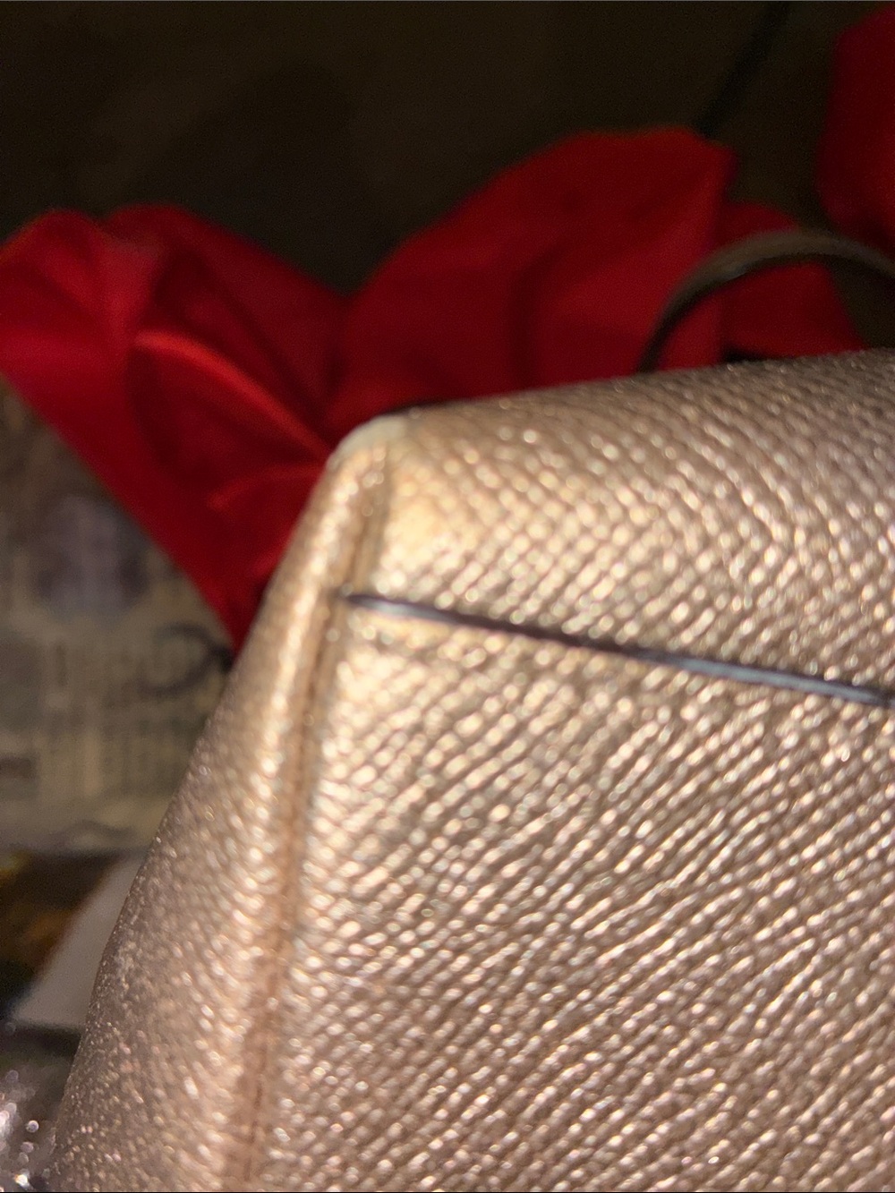 Coach Metallic Rose Gold Tote - Picture 8 of 15